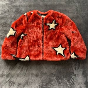 Alphamoment Faux Fur Bomber Jacket